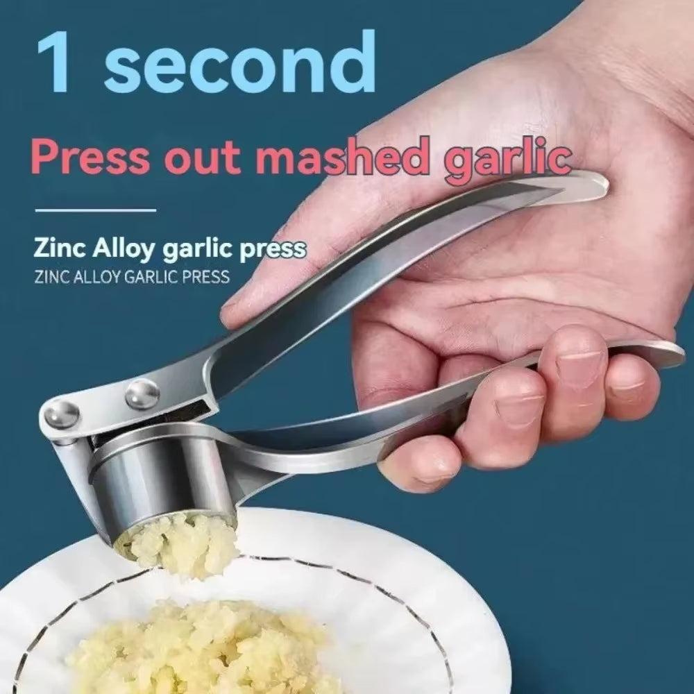 Kitchen Stainless Steel Garlic Smasher Squeezer Manual Press Grinding Tool Kitchen Accessories Kitchen Accessories Tools