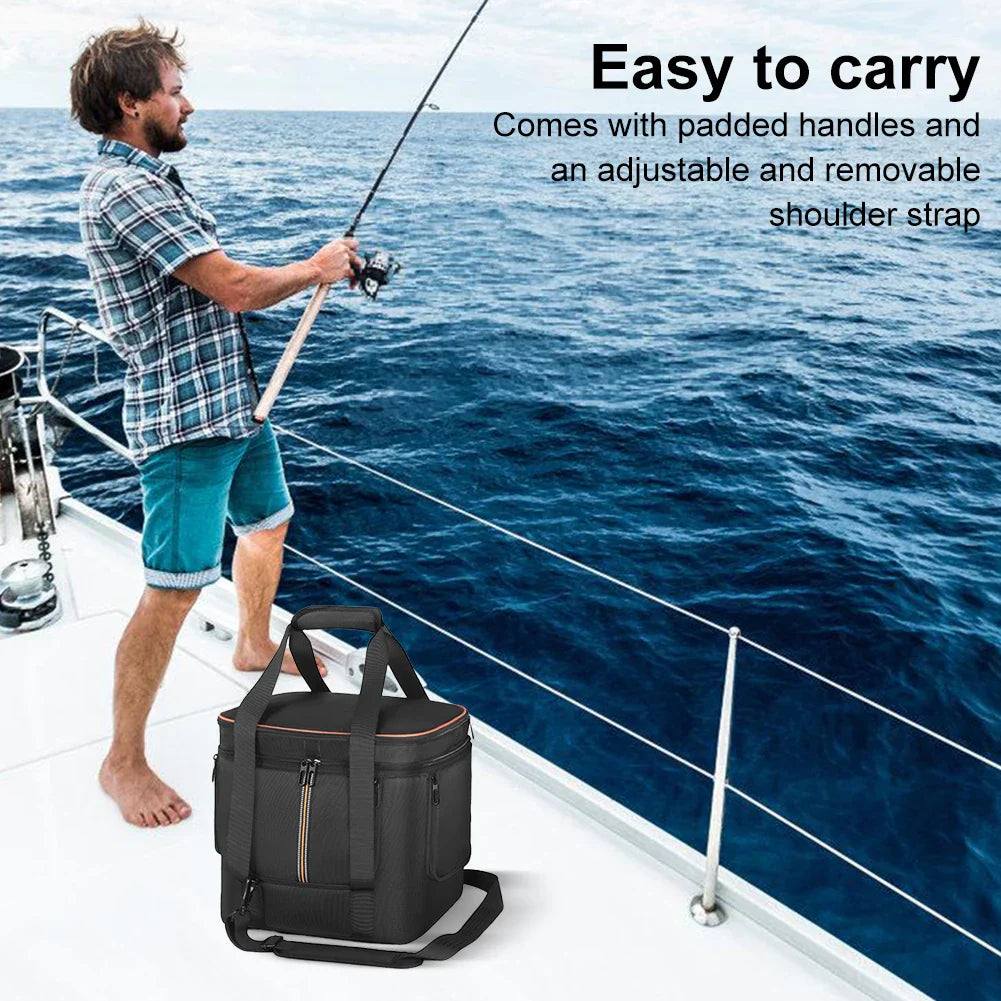 Portable Carrying Case for Jackery Explorer 2000 V2/1000 v2/240 v2/300 Plus Travel Bag Waterproof with Shoulder Strap & Handle-4