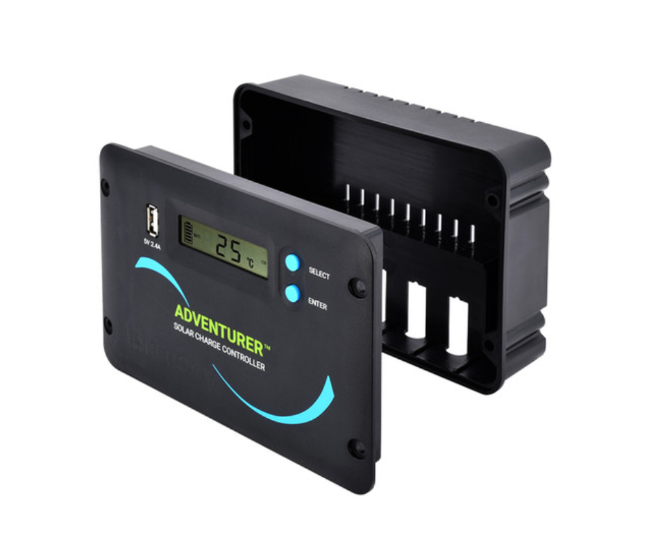 Adventurer Li 30A PWM Flush Mount Charge Controller w/ LCD Display 12V/24V-3