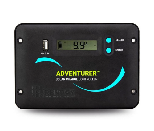 Adventurer Li 30A PWM Flush Mount Charge Controller w/ LCD Display 12V/24V-1