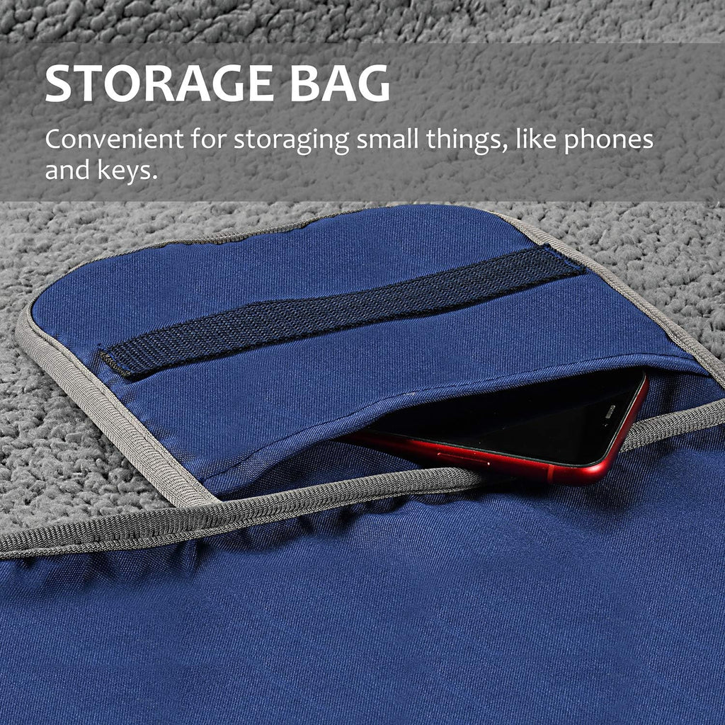 Large Waterproof Outdoor Blanket, Soft Warm Windproof Stadium Blanket with Sherpa Fleece and Foldable for Outdoor Sport, Baseball, Football, Beach, Concerts, Car