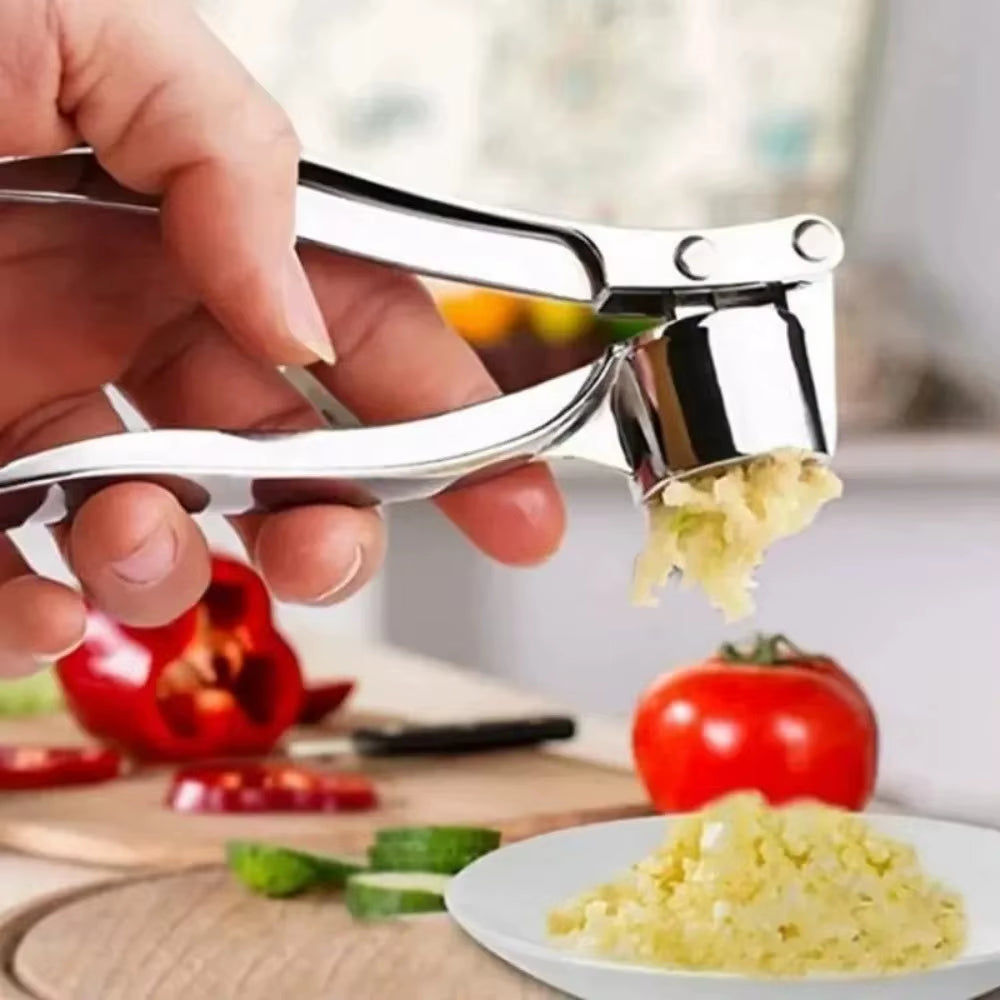 Kitchen Stainless Steel Garlic Smasher Squeezer Manual Press Grinding Tool Kitchen Accessories Kitchen Accessories Tools