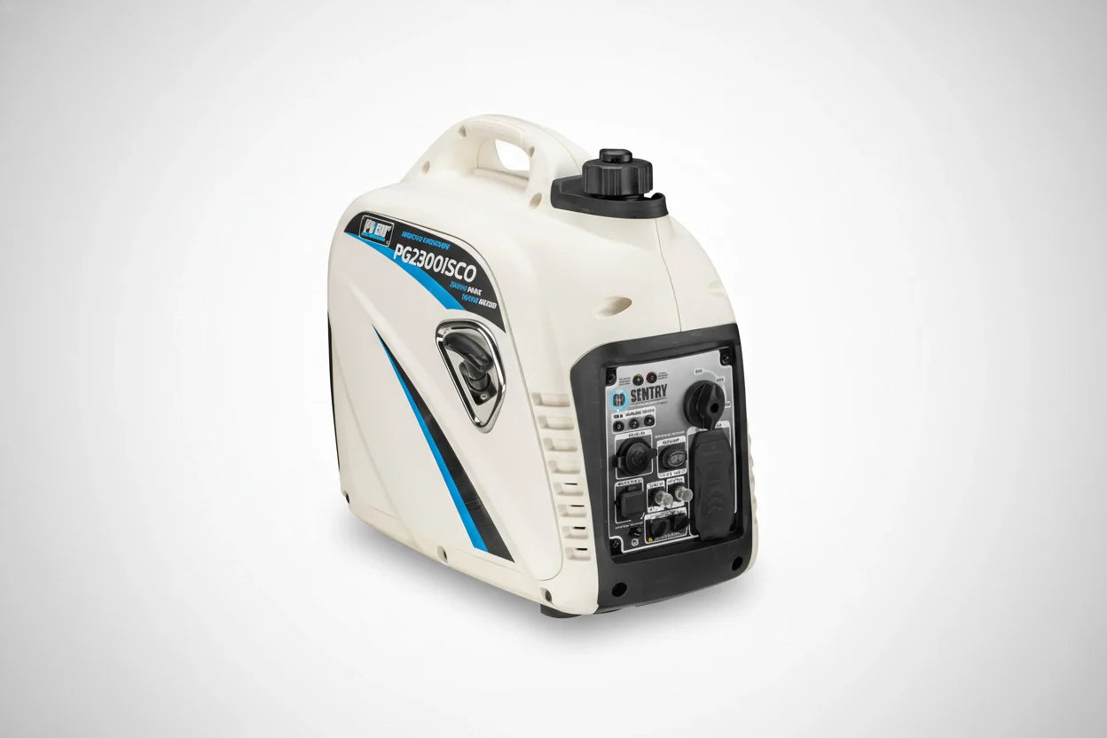 Pulsar 2,300-Watt/1,800-Watt Recoil Start Super Quiet Gasoline Powered Portable Inverter Generator with Advanced CO Shutoff-0