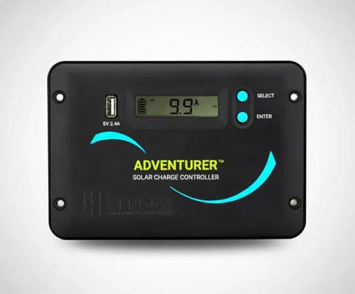 Adventurer Li 30A PWM Flush Mount Charge Controller w/ LCD Display 12V/24V-0